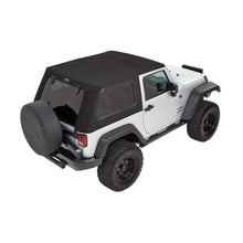 Load image into Gallery viewer, 0718-Wrangler-Jk-2Dr-(Jeep-Trademark)-Trektop-Pro-Black-Twill