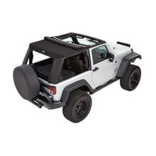 Load image into Gallery viewer, 0718-Wrangler-Jk-2Dr-(Jeep-Trademark)-Trektop-Pro-Black-Twill