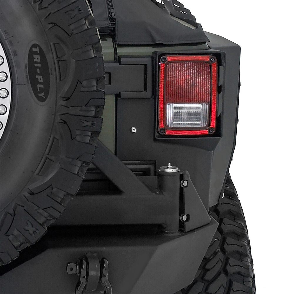 0718-Wrangler-Jk-4-Dr-Xrc-Rear-Corner-Armor;-Complete-Inner-Liner;-Black-Textured
