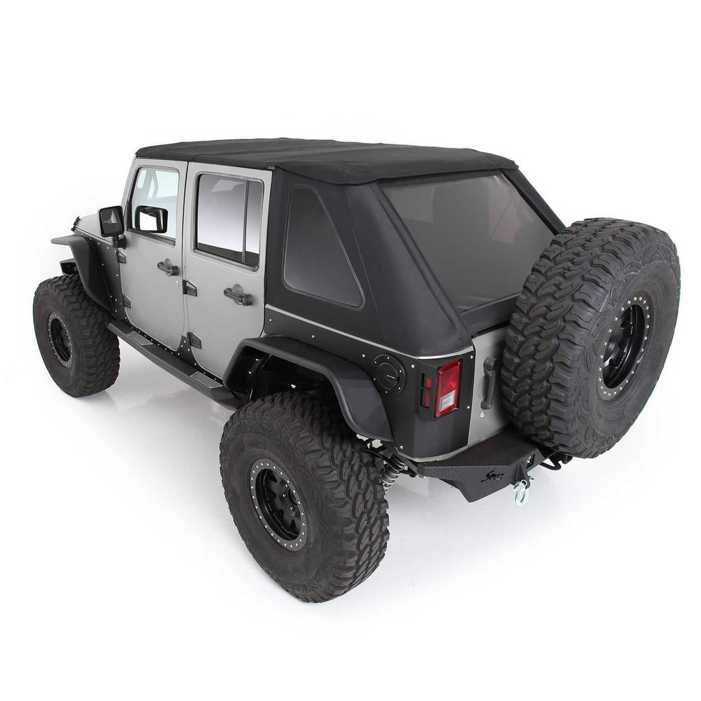 0718-Wrangler-Jk-4Dr-Bowless-Combo-Top-WTinted-Windows--No-Upper-Doors;-Black-Diamond