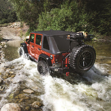 Load image into Gallery viewer, 0718-Wrangler-Jk-4Dr-Bowless-Combo-Top-WTinted-Windows--No-Upper-Doors;-Black-Diamond