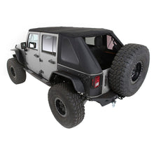 Load image into Gallery viewer, 0718-Wrangler-Jk-4Dr-Bowless-Combo-Top-WTinted-Windows--No-Upper-Doors;-Black-Diamond