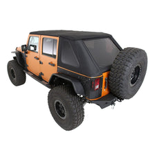 Load image into Gallery viewer, 0718-Wrangler-Jk-4Dr-Bowless-Combo-Top-WTinted-Windows-WNo-Upper-Doors;-Prot3k-Black