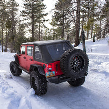 Load image into Gallery viewer, 0718-Wrangler-Jk-4Dr-Bowless-Combo-Top-WTinted-Windows-WNo-Upper-Doors;-Prot3k-Black