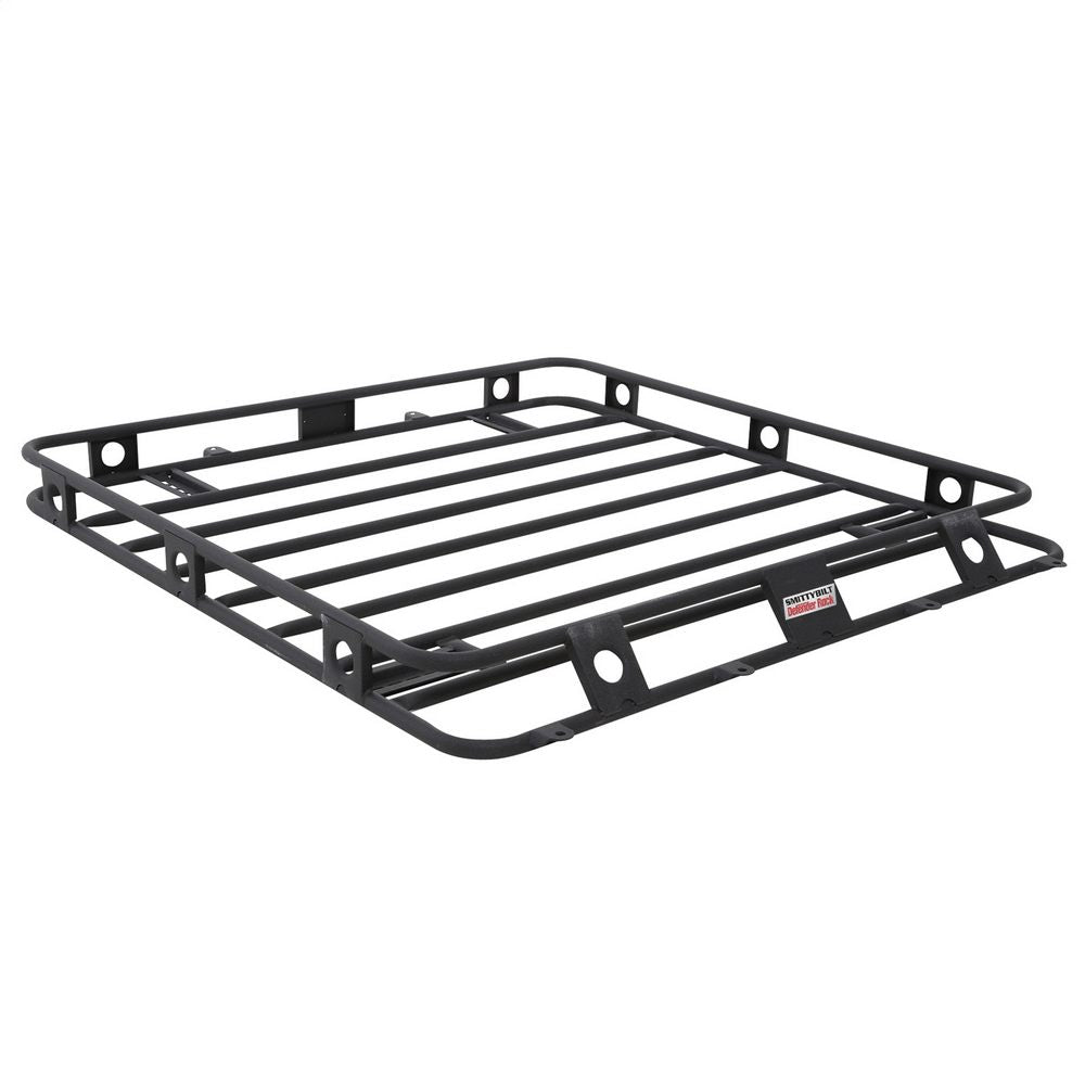 0718-Wrangler-Jk-4Dr-Defender-Rack-Welded-Onepiece-Roof-Rack;-Black-Powder-Coat