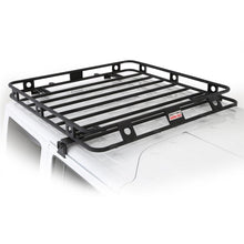 Load image into Gallery viewer, 0718-Wrangler-Jk-4Dr-Defender-Rack-Welded-Onepiece-Roof-Rack;-Black-Powder-Coat