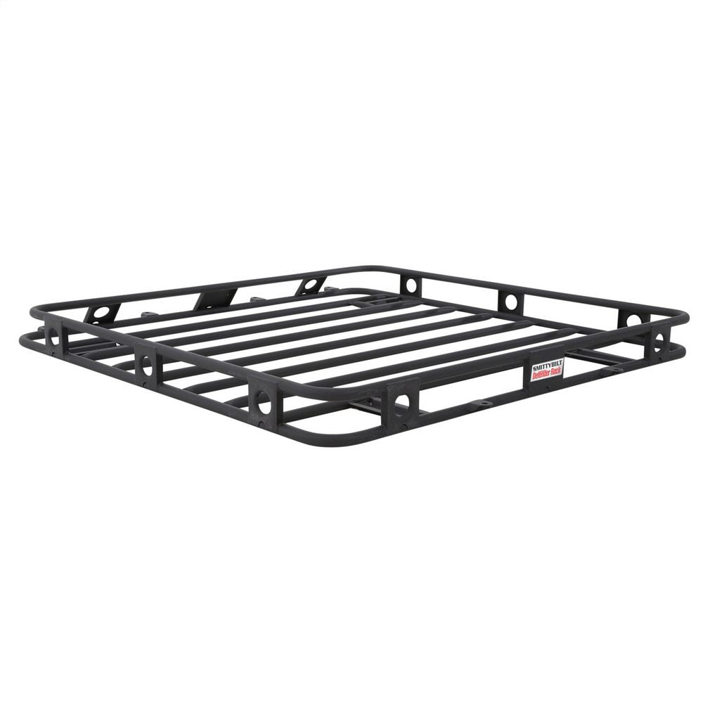0718-Wrangler-Jk-4Dr-Defender-Rack-Welded-Onepiece-Roof-Rack;-Black-Powder-Coat