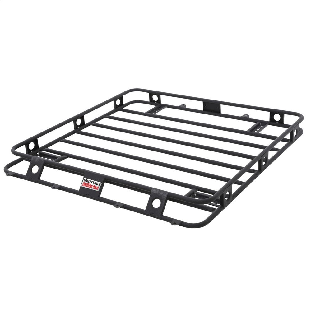 0718-Wrangler-Jk-4Dr-Defender-Rack-Welded-Onepiece-Roof-Rack;-Black-Powder-Coat