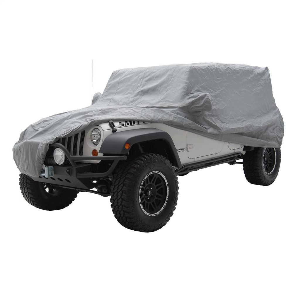 0718-Wrangler-Jk-4Dr-Full-Climate-Jeep-Cover-WStorage-Bag;-Gray