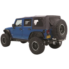 Load image into Gallery viewer, 0718-Wrangler-Jk-4Dr-Replacement-Soft-Top-WTinted-Windows--No-Upper-Doors;-Black-Diamond