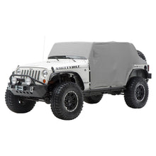 Load image into Gallery viewer, 0718-Wrangler-Jk-4Dr-Waterresistant-Cab-Cover-WDoor-Flaps;-Gray