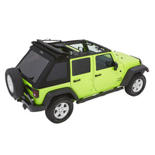 Load image into Gallery viewer, 0718-Wrangler-Jk-4Dr-(Jeep-Trademark)-Trektop-Glide-Black-Twill