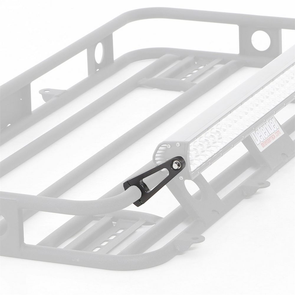 0718-Wrangler-Jk-Defender-Led-Light-Bar-Tabs;-Black;-Sold-As-Pair