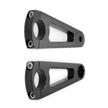 Load image into Gallery viewer, 0718-Wrangler-Jk-Defender-Led-Light-Bar-Tabs;-Black;-Sold-As-Pair