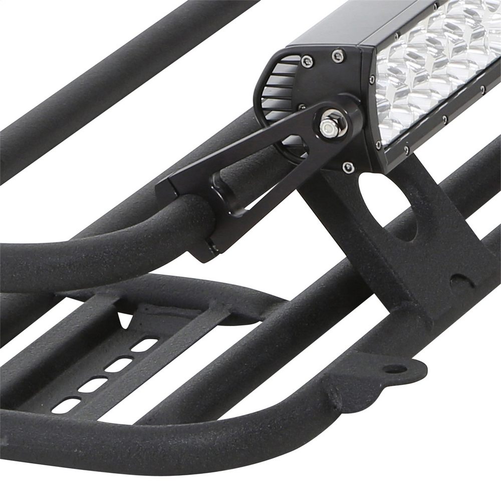 0718-Wrangler-Jk-Defender-Led-Light-Bar-Tabs;-Black;-Sold-As-Pair