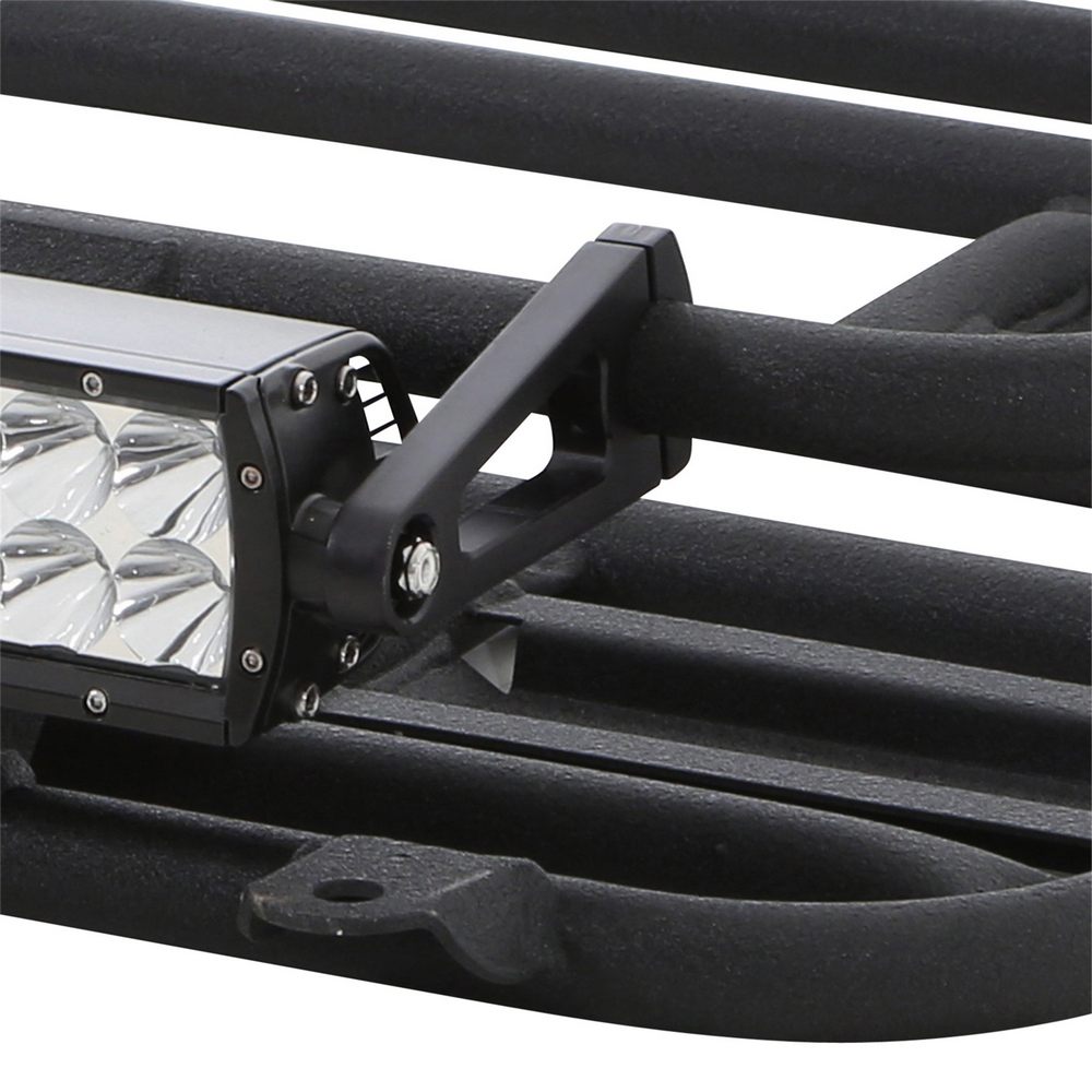 0718-Wrangler-Jk-Defender-Led-Light-Bar-Tabs;-Black;-Sold-As-Pair