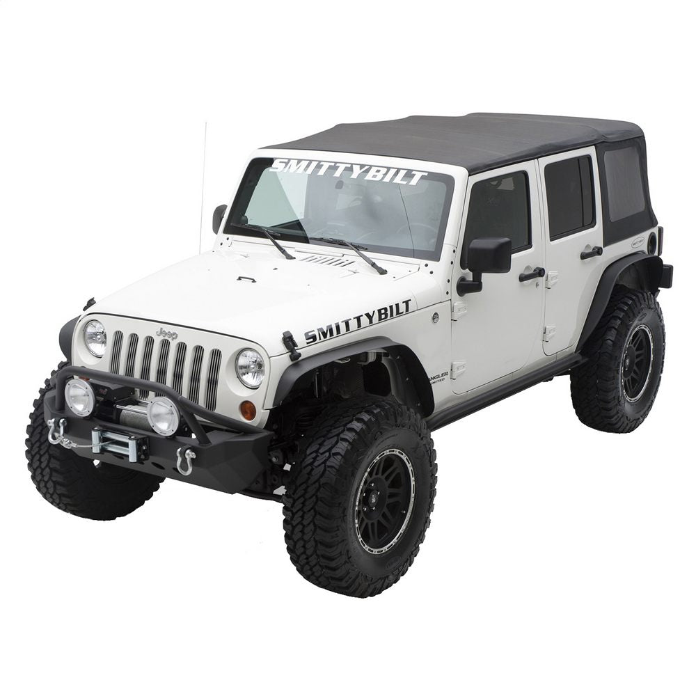 0718-Wrangler-Jk-Xrc-4In-Fender-Flares;-Set-Of-4;-Black-Textured