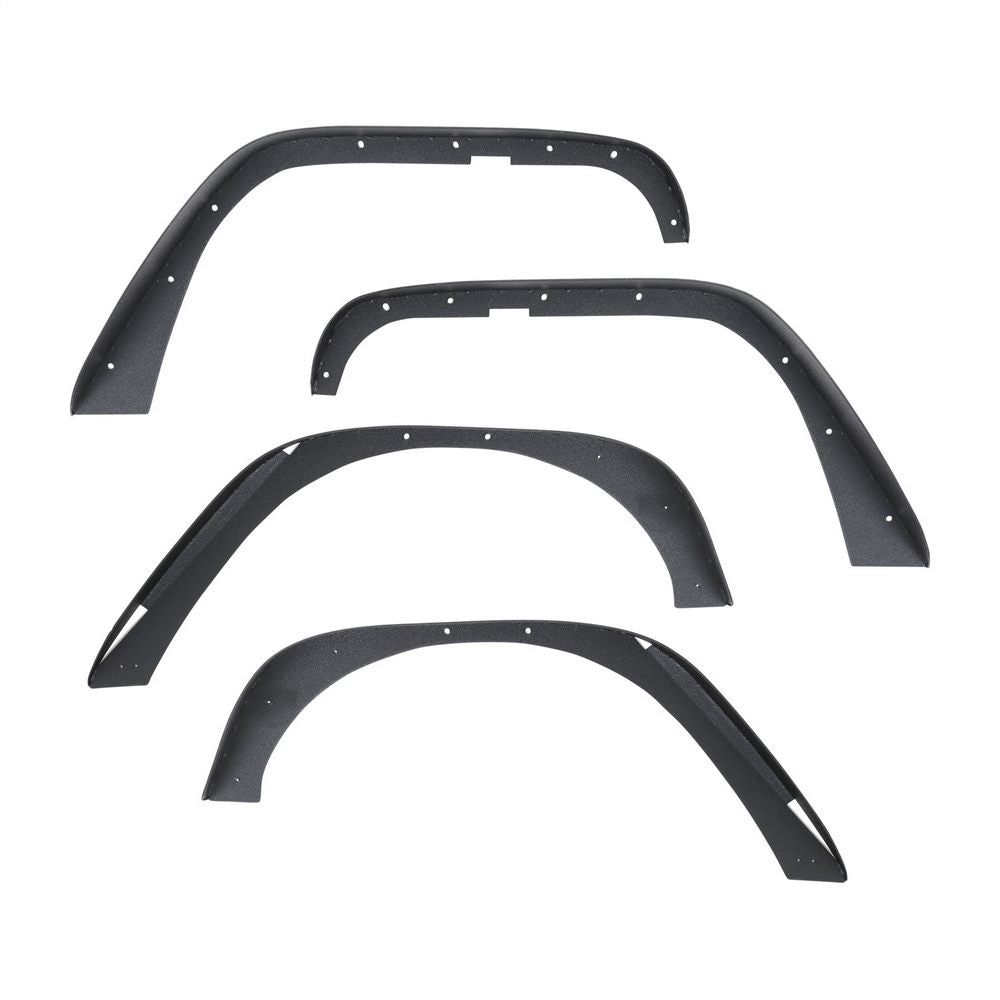 0718-Wrangler-Jk-Xrc-4In-Fender-Flares;-Set-Of-4;-Black-Textured