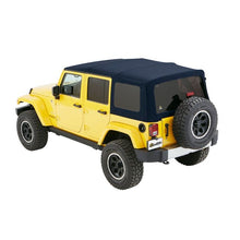 Load image into Gallery viewer, 0718-Wrangler-Unlimited;-No-Doors-Included;-Tinted-Side-And-Rear-Windows-Supertop-Nx-Twill-Blue