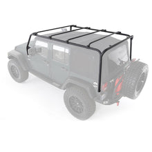 Load image into Gallery viewer, 0718-Wrangler-(Jk)-4-Door-Src-Roof-Rack-300-Lb-Rating-Black-Textured