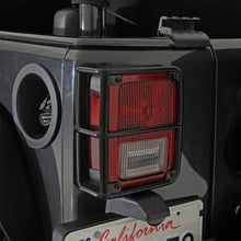 Load image into Gallery viewer, 0718-Wrangler-(Jk)-Euro-Tail-Light-Guards-Black