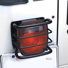 Load image into Gallery viewer, 0718-Wrangler-(Jk)-Euro-Tail-Light-Guards-Stainless-Steel