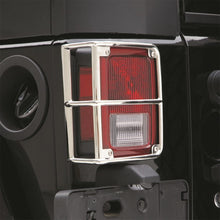 Load image into Gallery viewer, 0718-Wrangler-(Jk)-Euro-Tail-Light-Guards-Stainless-Steel