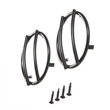 Load image into Gallery viewer, 0718-Wrangler-(Jk)-Euro-Turn-Signal-Guards-Black-2-Piece