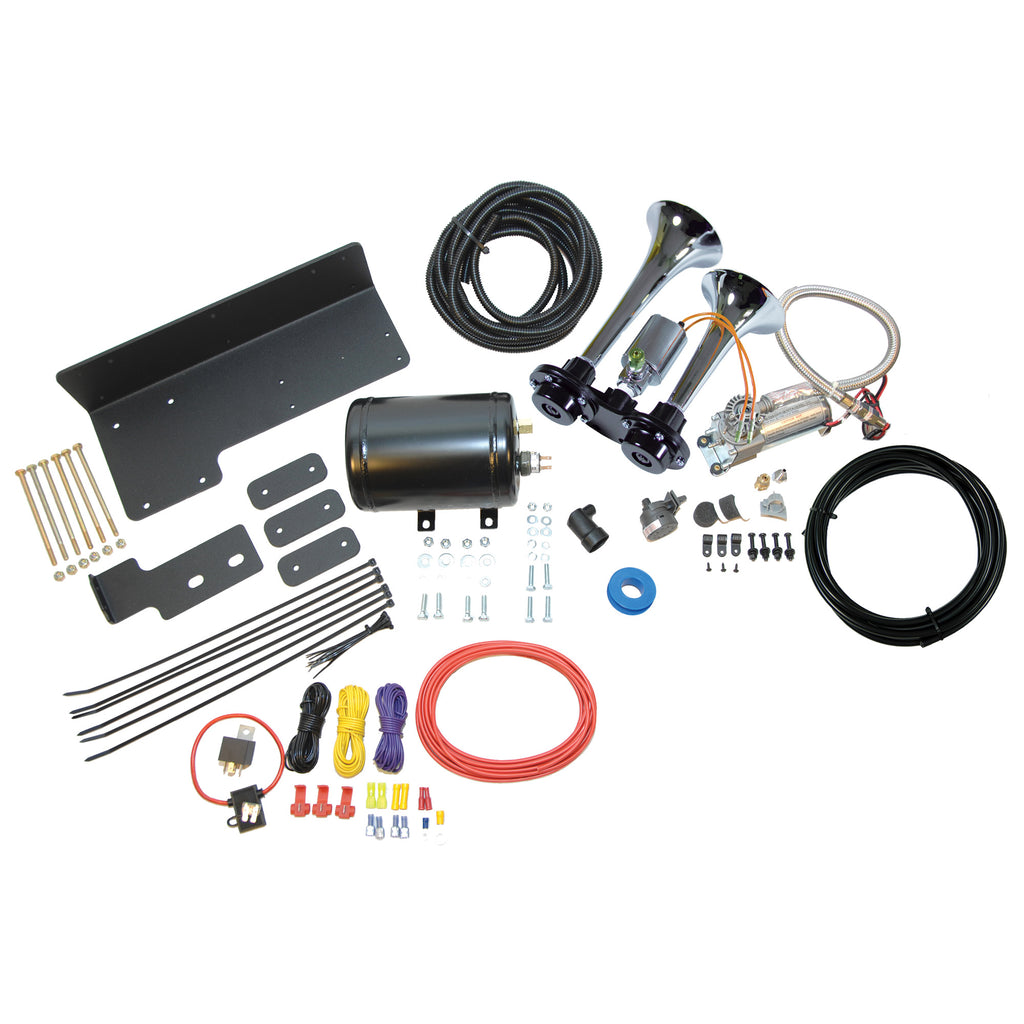 0718-WranglerJk-Trailblaster-Complete-Bolton-Dual-Air-Horn-Kit-With-Model-99-Horn