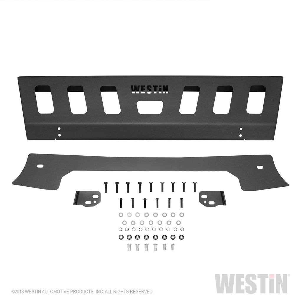 0718-Wrangler(Excl-2018-Jl)Textured-Black-Wj2-Skid-Plate-For-Stuby-Bumper