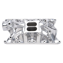Load image into Gallery viewer, Edelbrock 71811 Performer RPM Small Block Ford 351W Polished Intake Manifold for Select Ford Country Sedan, Ford Country Squire, Ford Custom, Ford Custom 500, Ford Fairlane, Ford Falcon, Ford Galaxie 500, Ford LTD, Ford Mustang, Ford Ranch Wagon, Ford