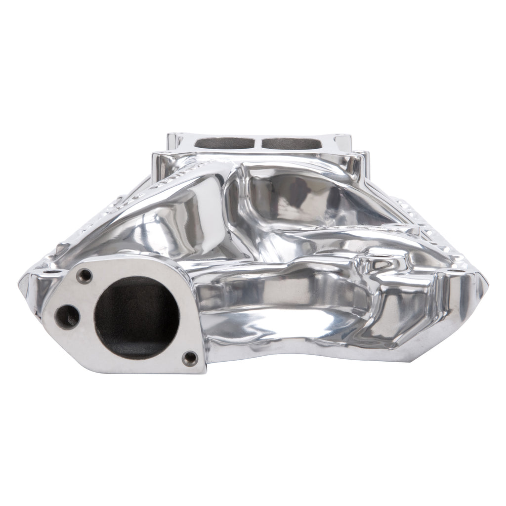 Edelbrock 71811 Performer RPM Small Block Ford 351W Polished Intake Manifold for Select Ford Country Sedan, Ford Country Squire, Ford Custom, Ford Custom 500, Ford Fairlane, Ford Falcon, Ford Galaxie 500, Ford LTD, Ford Mustang, Ford Ranch Wagon, Ford