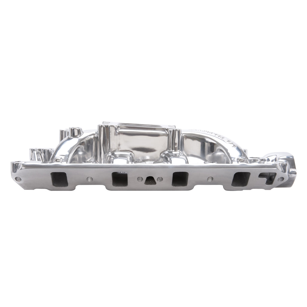 Edelbrock 71811 Performer RPM Small Block Ford 351W Polished Intake Manifold for Select Ford Country Sedan, Ford Country Squire, Ford Custom, Ford Custom 500, Ford Fairlane, Ford Falcon, Ford Galaxie 500, Ford LTD, Ford Mustang, Ford Ranch Wagon, Ford