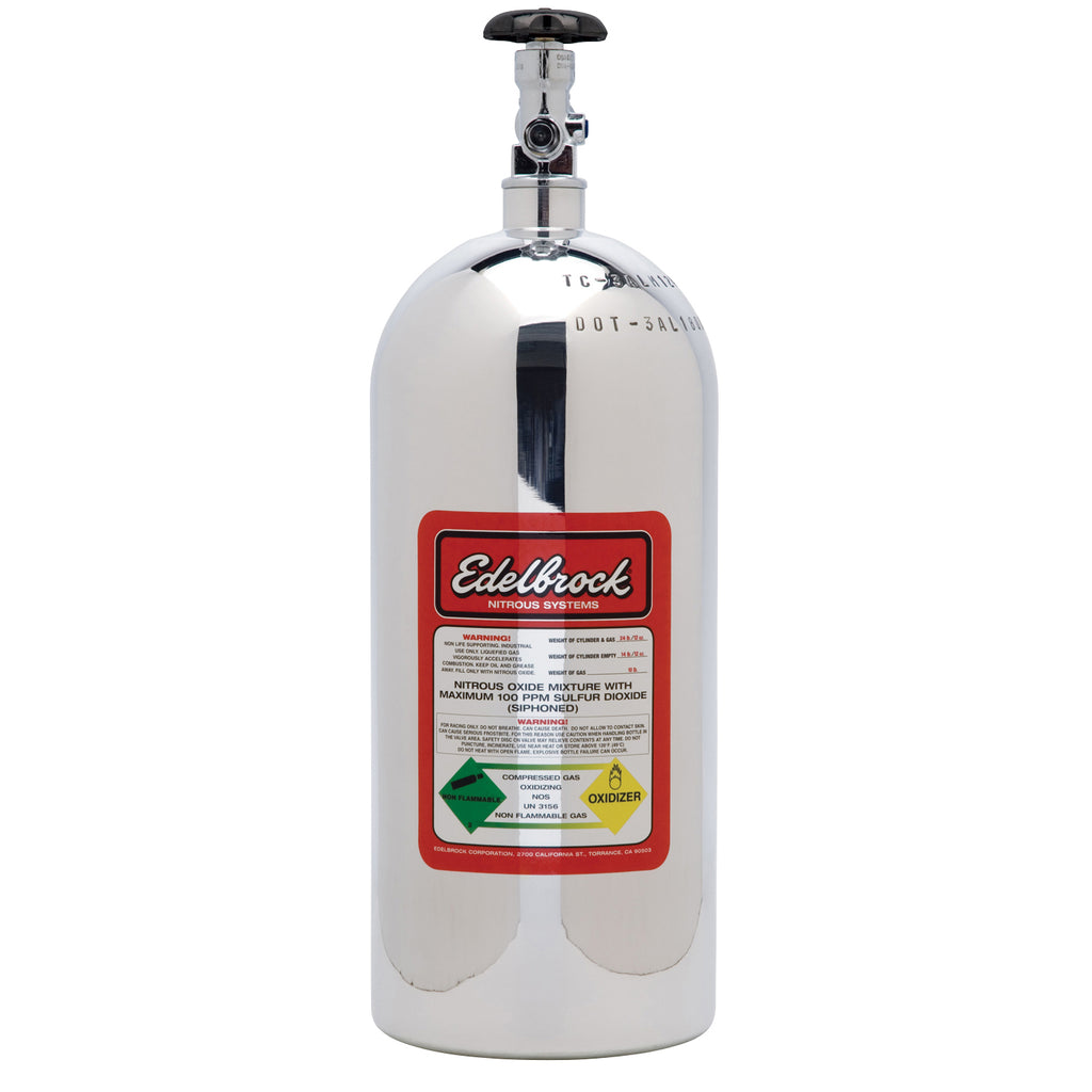 Edelbrock 72400 Nitrous Oxide Bottle