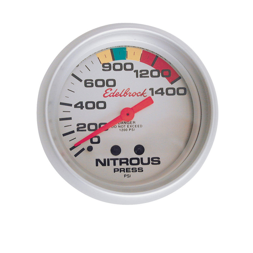 Edelbrock 73802 Nitrous Oxide Pressure Gauge