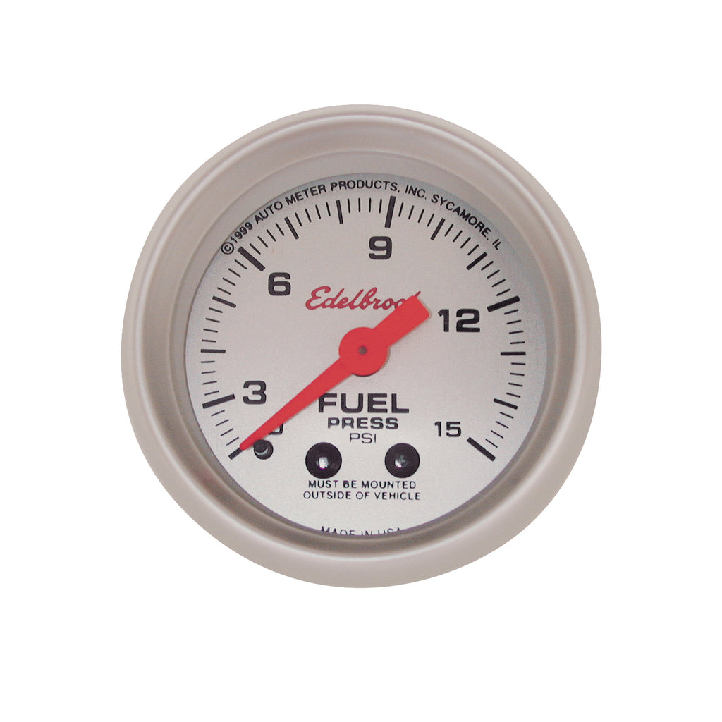 Edelbrock 73827 Fuel Pressure Gauge