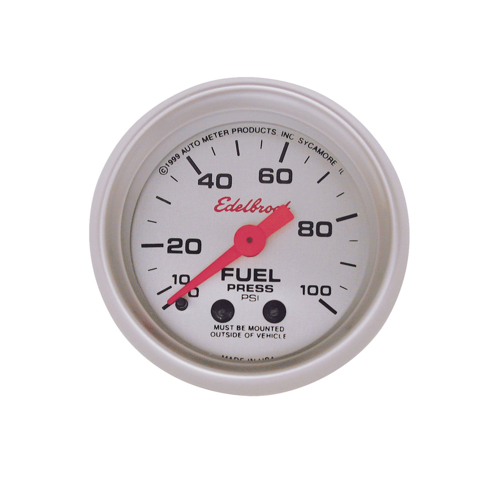 Edelbrock 73829 Fuel Pressure Gauge
