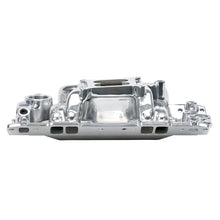 Load image into Gallery viewer, Edelbrock 75011 Performer RPM AIR-Gap Small Block Chevy Polished Intake Manifold for Select Avanti II, Buick Century, Buick LeSabre, Buick Regal, Buick Skylark, Checker Aerobus, Checker Deluxe, Checker Marathon, Checker Taxicab, Chevrolet 3B, Chevrolet