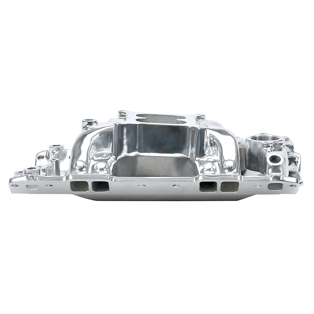 Edelbrock 75011 Performer RPM AIR-Gap Small Block Chevy Polished Intake Manifold for Select Avanti II, Buick Century, Buick LeSabre, Buick Regal, Buick Skylark, Checker Aerobus, Checker Deluxe, Checker Marathon, Checker Taxicab, Chevrolet 3B, Chevrolet