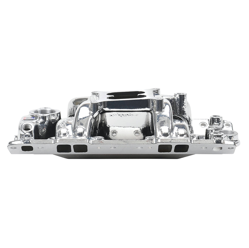Edelbrock 75014 Engine Intake Manifold for Select Avanti II, Buick Century, Buick LeSabre, Buick Regal, Buick Skylark, Checker Aerobus, Checker Deluxe, Checker Marathon, Checker Taxicab, Chevrolet 3B, Chevrolet 3C, Chevrolet 3D, Chevrolet 3E, Chevrolet