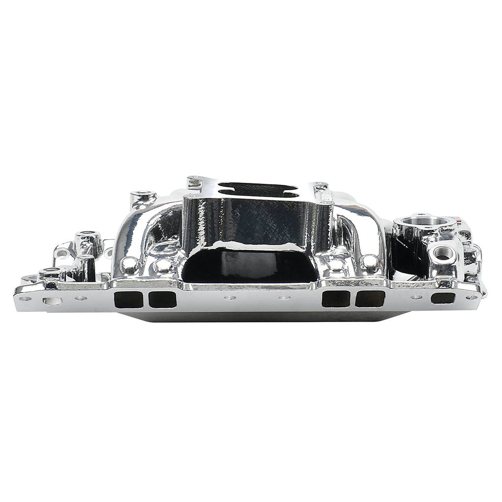 Edelbrock 75014 Engine Intake Manifold for Select Avanti II, Buick Century, Buick LeSabre, Buick Regal, Buick Skylark, Checker Aerobus, Checker Deluxe, Checker Marathon, Checker Taxicab, Chevrolet 3B, Chevrolet 3C, Chevrolet 3D, Chevrolet 3E, Chevrolet