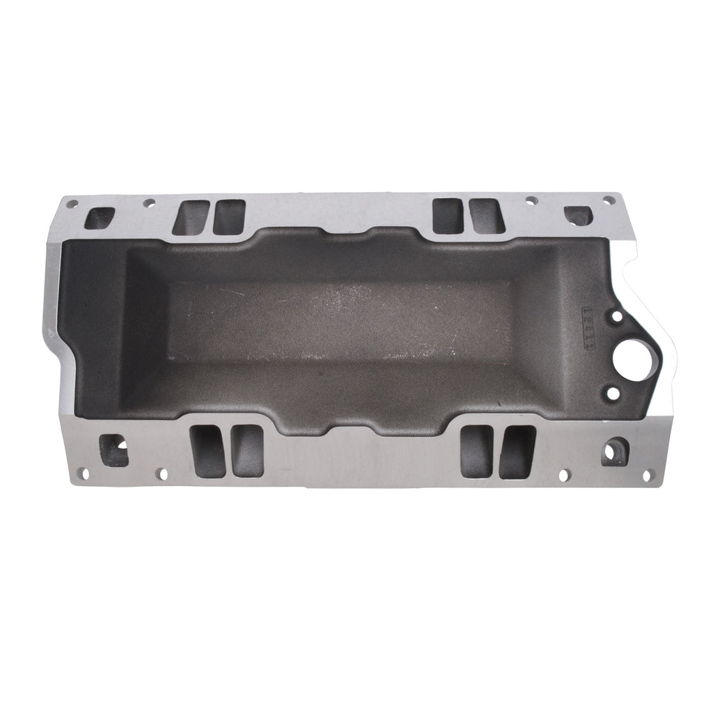 Edelbrock 75163 Performer RPM AIR-GAP Small Block Chevy Vortec Black Intake Manifold