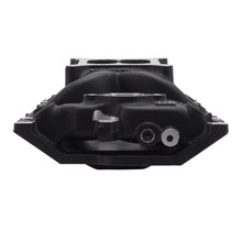 Load image into Gallery viewer, Edelbrock 75163 Performer RPM AIR-GAP Small Block Chevy Vortec Black Intake Manifold