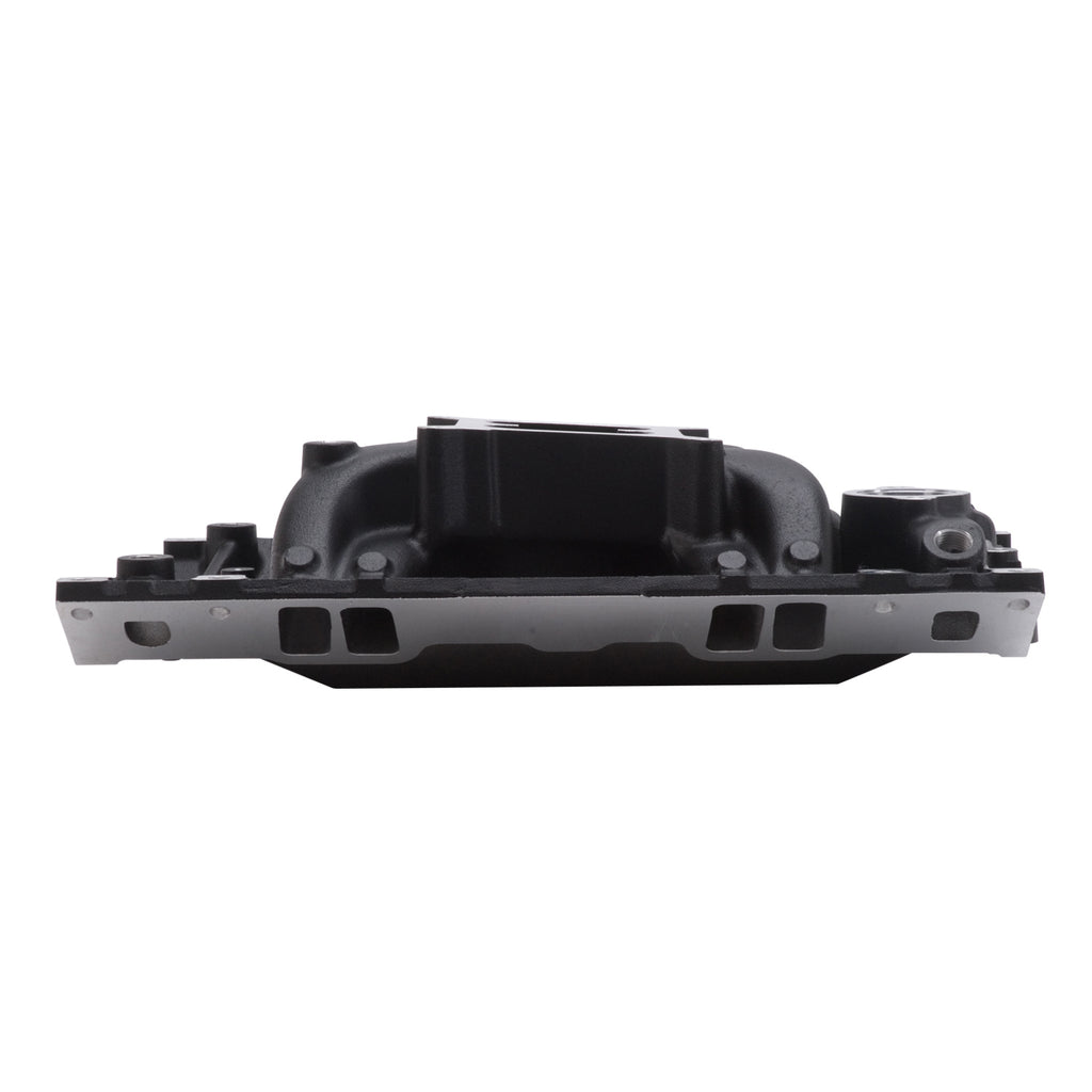 Edelbrock 75163 Performer RPM AIR-GAP Small Block Chevy Vortec Black Intake Manifold