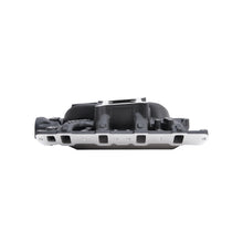 Load image into Gallery viewer, Edelbrock 75213 RPM Air-Gap Small Block Ford 302 Black Intake Manifold for Select AC Shelby Cobra, DeTomaso Mangusta, Ford 300, Ford Bronco, Ford Country Sedan, Ford Country Squire, Ford Custom, Ford Custom 500, Ford E-100 Econoline, Ford E-100 Econoline