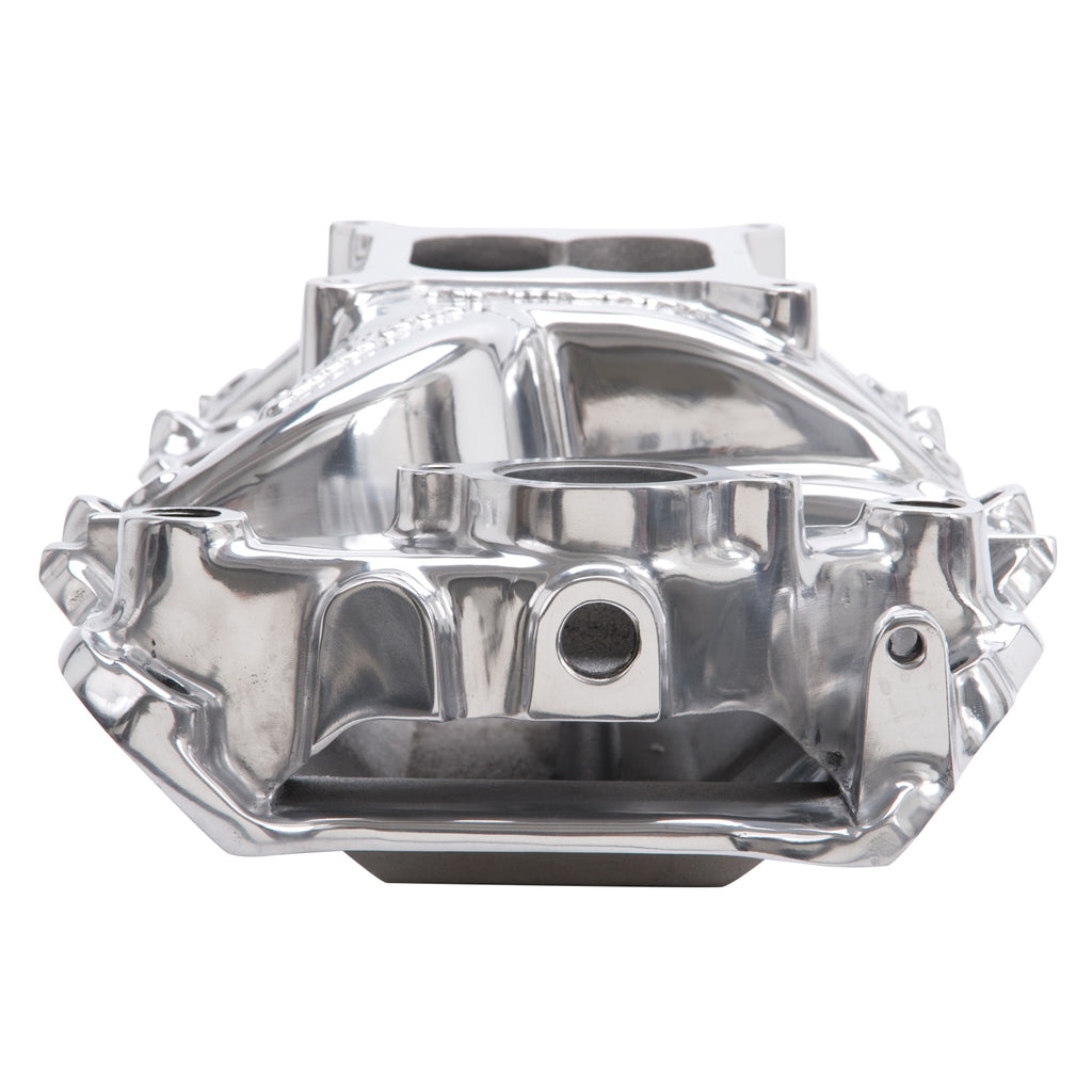 Edelbrock 75621 RPM Air-Gap Big Block Chevy 2-R Polished Intake Manifold for Select Avanti II, Chevrolet Bel Air, Chevrolet Biscayne, Chevrolet Blazer, Chevrolet Brookwood, Chevrolet C10, Chevrolet C10 Pickup, Chevrolet C10 Suburban, Chevrolet C20,