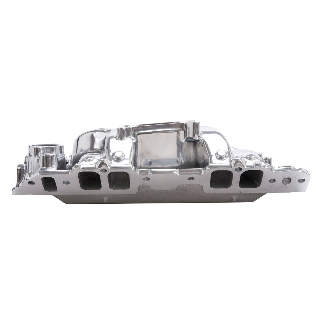 Edelbrock 75621 RPM Air-Gap Big Block Chevy 2-R Polished Intake Manifold for Select Avanti II, Chevrolet Bel Air, Chevrolet Biscayne, Chevrolet Blazer, Chevrolet Brookwood, Chevrolet C10, Chevrolet C10 Pickup, Chevrolet C10 Suburban, Chevrolet C20,