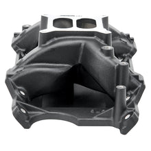 Load image into Gallery viewer, Edelbrock 75763 RPM Air-Gap Small Block Chrysler Black Intake Manifold for Select Bristol 408, Bristol 409, Bristol 410, Chrysler Cordoba, Chrysler LeBaron, Chrysler New Yorker, Chrysler Newport, Chrysler Town &amp; Country, Dodge Aspen, Dodge B100, Dodge