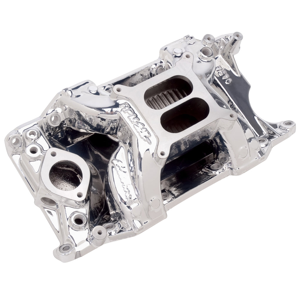 Edelbrock 75764 Engine Intake Manifold for Select Bristol 408, Bristol 409, Bristol 410, Chrysler Cordoba, Chrysler LeBaron, Chrysler New Yorker, Chrysler Newport, Chrysler Town & Country, Dodge Aspen, Dodge B100, Dodge B100 Van, Dodge B150, Dodge B200,