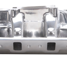 Load image into Gallery viewer, Edelbrock 75811 RPM Air-Gap Small Block Ford Polished Intake Manifold for Select Bricklin SV-1, DeTomaso Pantera, Ford Bronco, Ford Country Sedan, Ford Country Squire, Ford Custom, Ford Custom 500, Ford E-100 Econoline, Ford E-100 Econoline Club Wagon,